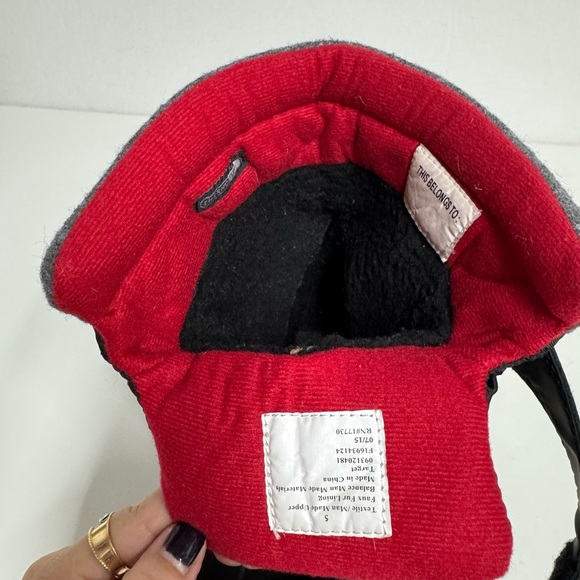 Thermolite Kids Snow Boots Black Size 5 - Picture 10 of 11